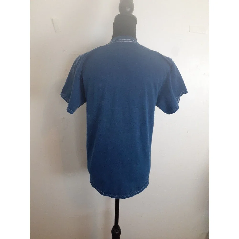 Frog Mushroom T-Shirt Enjoy Life Blue Women S Hot Topic Graphic SOLD ON EBAY - Picture 2 of 9